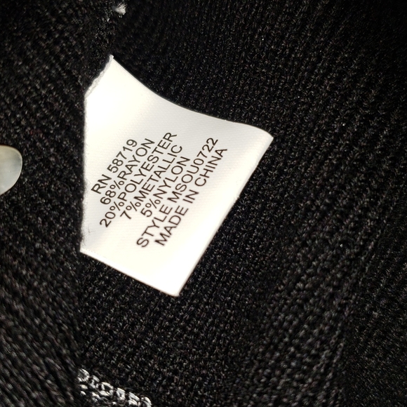 NY Collection short sleeve sweater NWT - Picture 3 of 3